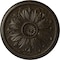 Ekena Millwork Kaya Ceiling Medallion (Fits Canopies up to 5 1/4"), 23 5/8"OD x 1 1/2"P, Stone Hearth Crackle CM23KASHC - alternate 1